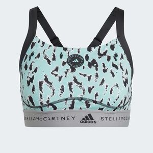 Stella McCartney Green and Black Sports Bra Intimates